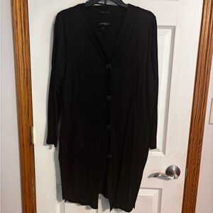 Black Button-Up Cardigan
